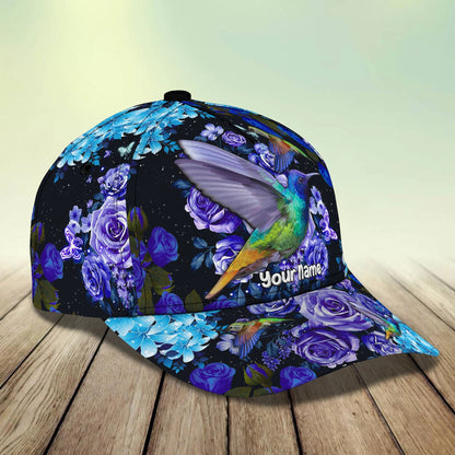 3D Classic Cap Hummingbird 1 Personalized Name Cap Namacap081 Lasfour CA1406