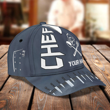 3D Classic Cap Personalized Name Cap Chef11 Lasfour CA1363