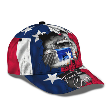 3D Classic Cap Trucker Freedom Texas Classic Cap Lasfour CA2055