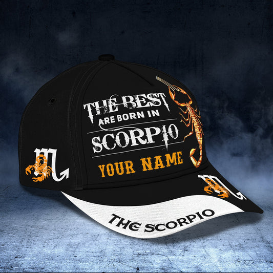 3D Classic Cap Scorpio Personalized Name Cap Lasfour CA1154