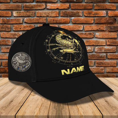 3D Classic Cap Scorpion Personalized Name Cap320 Lasfour CA1897