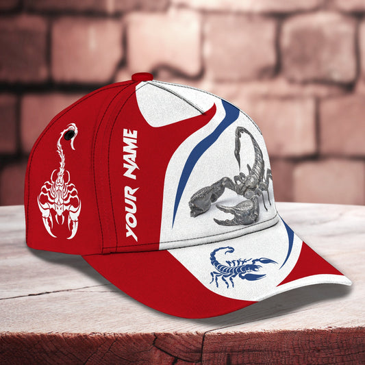 3D Classic Cap Scorpion Personalized Name Cap01 Lasfour CA1894