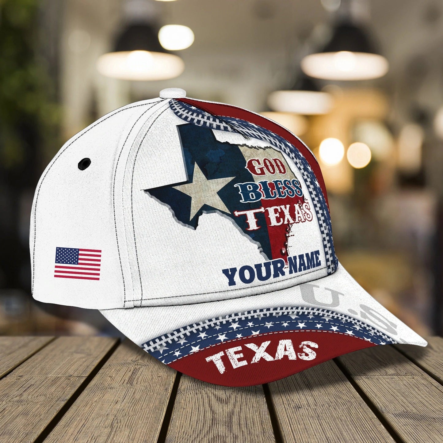 Customized 3D Full Printed Baseball Cap Pray For Texas, Texas Baseball Cap, Texas Classic Cap CO0382