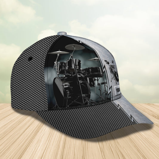 3D Classic Cap Drum Personalized Name Cap 12 Lasfour CA1664