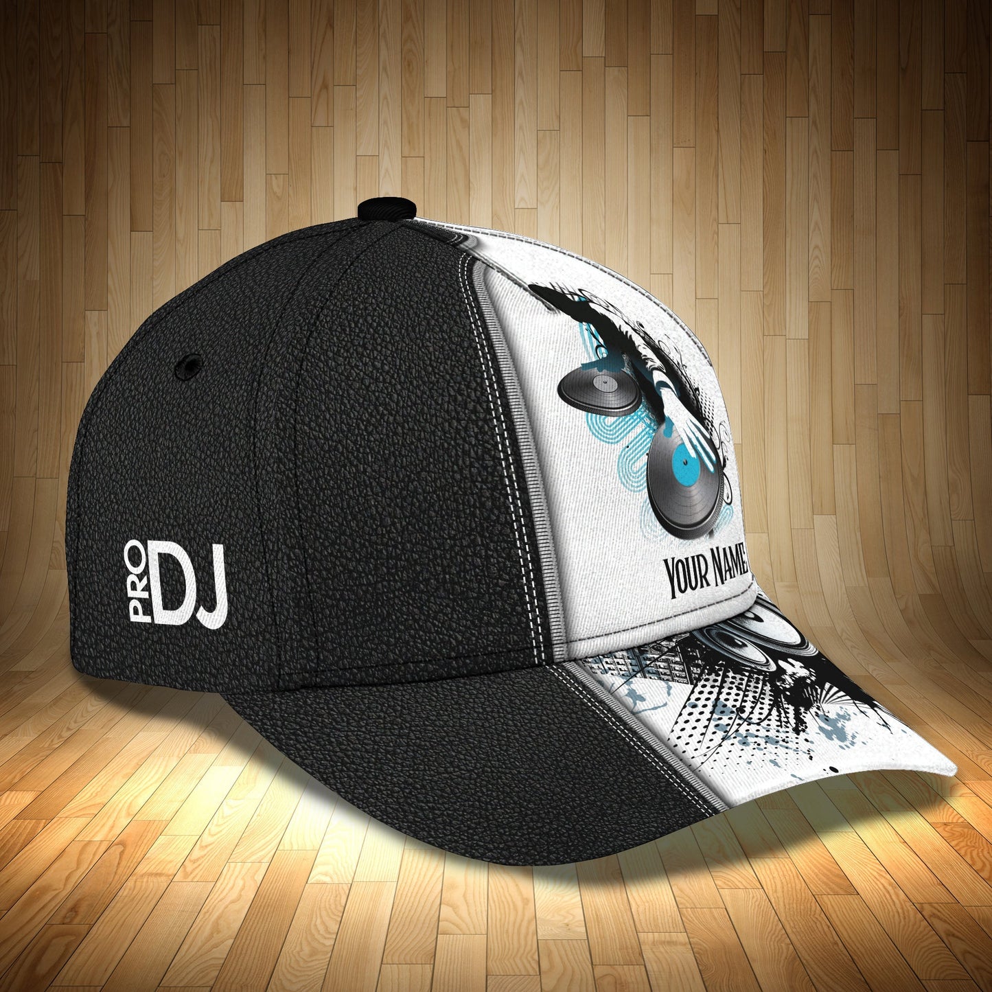 3D Classic Cap Dj Tl Personalized Name Cap Lasfour CA2235