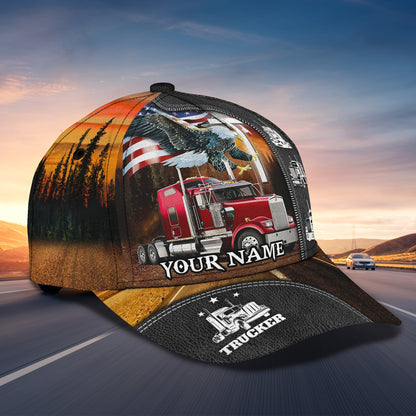 3D Classic Cap Trucker Personalized Name Cap 383 Lasfour CA2395