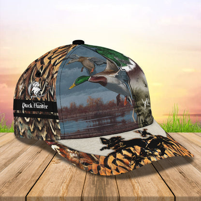 3D Classic Cap Duck Hunting 1 Personalized Name Cap Lasfour CA1670