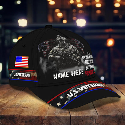 3D Classic Cap Namapersonalized Name Cap03 Veteran Lasfour CA1681