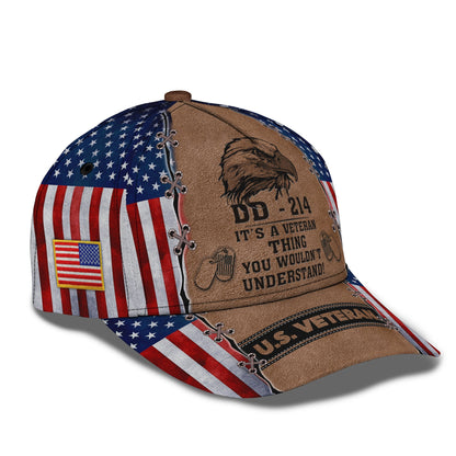 3D Classic Cap It'S A Veteran Thing Personalized Name Cap 67 Lasfour CA2014