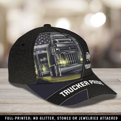 3D Classic Cap Trucker Pride Personalized Name Cap Lasfour CA1683