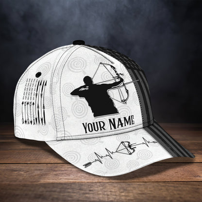 3D Classic Cap Archery Personalized Name Cap 03 Lasfour CA1072