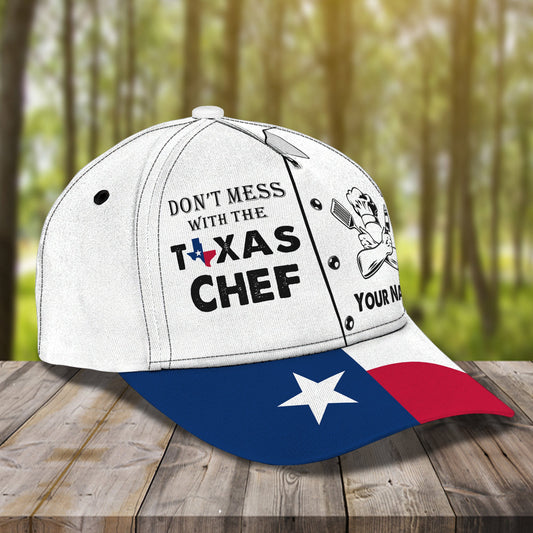 3D Classic Cap Namaclassic Cap Texas Chef Lasfour CA0931