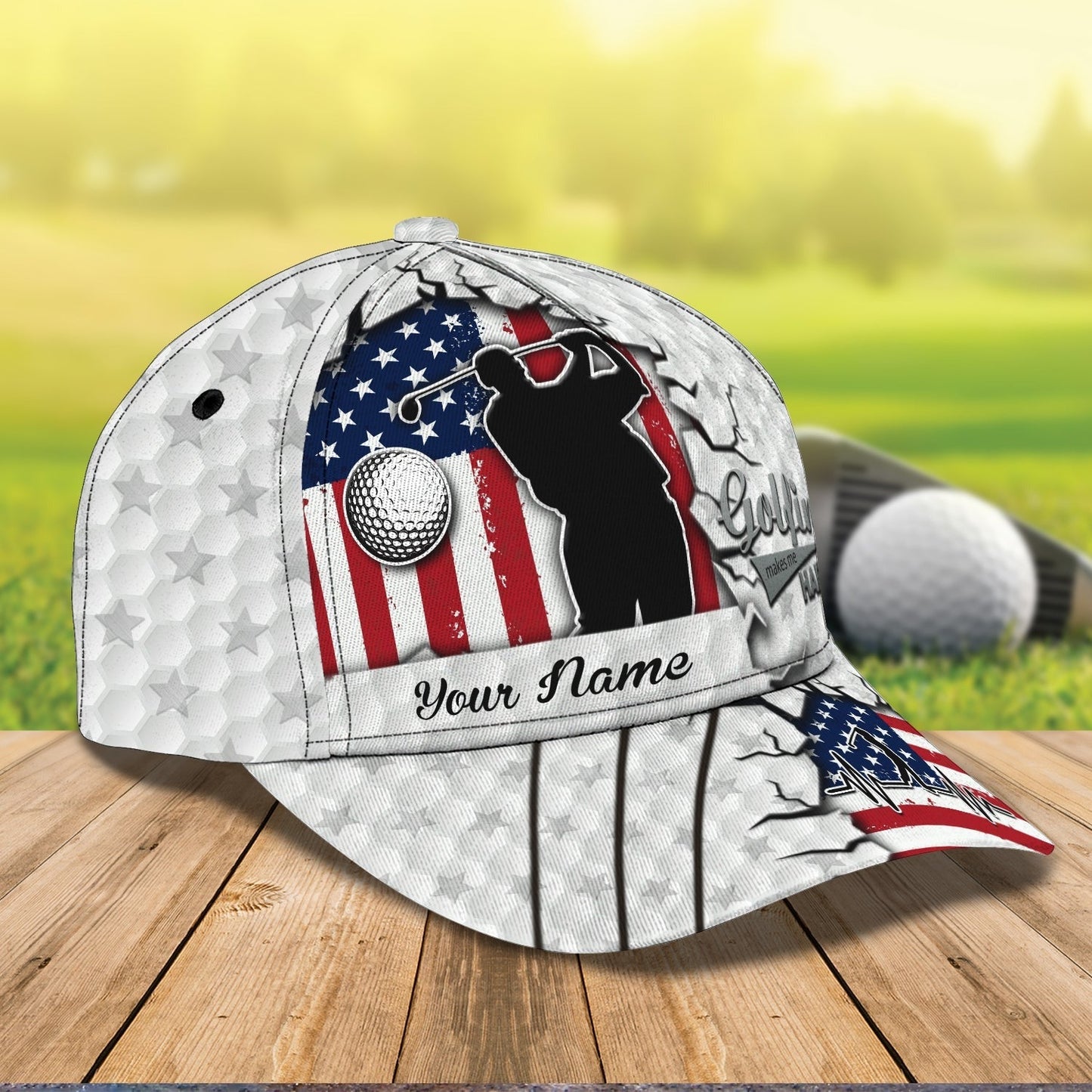 Customized 3D All Over Print Classic Cap Hat For Golfer, Golf Cap For Men And Women CO0368