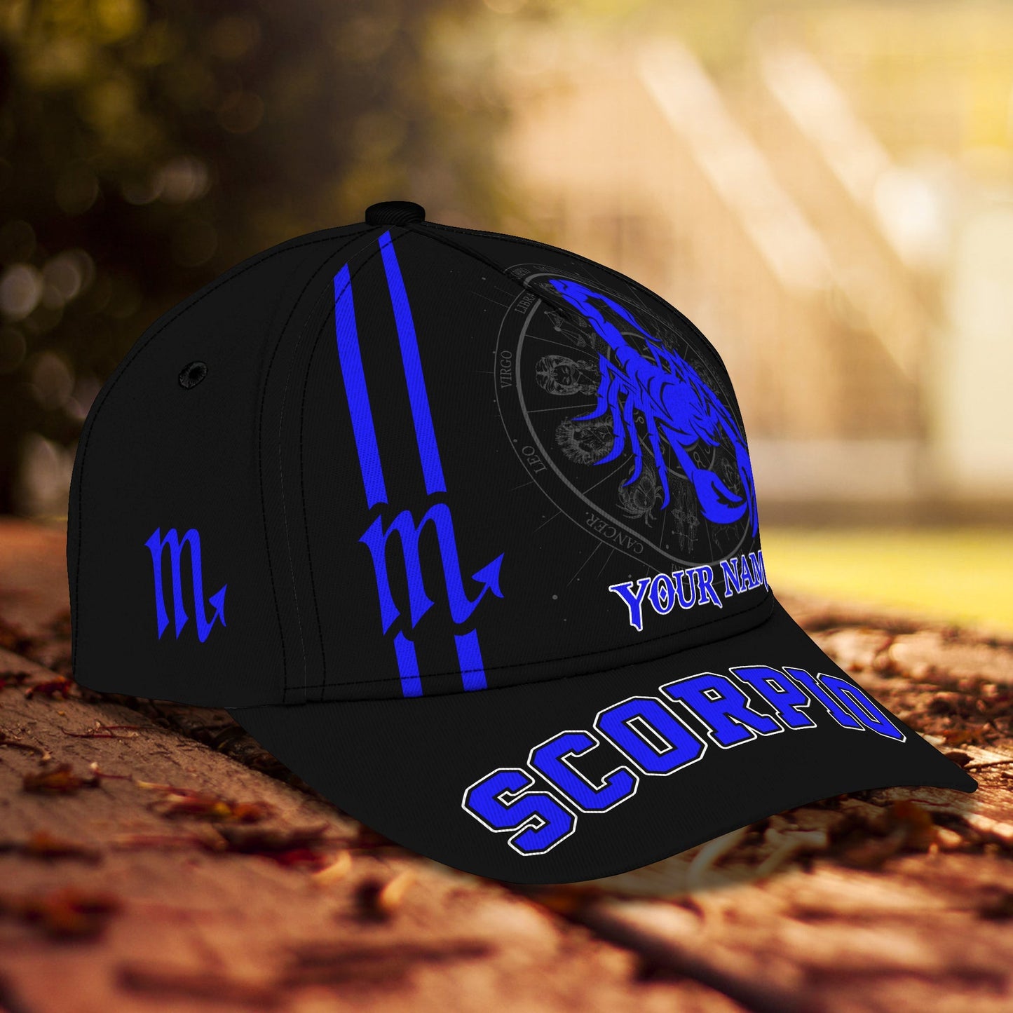 3D Classic Cap Scorpio Personalized Name Cap 111 Lasfour CA2139