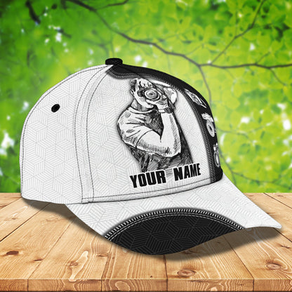 3D Classic Cap Photographer Personalized Name Cap Nama97 Lasfour CA2107