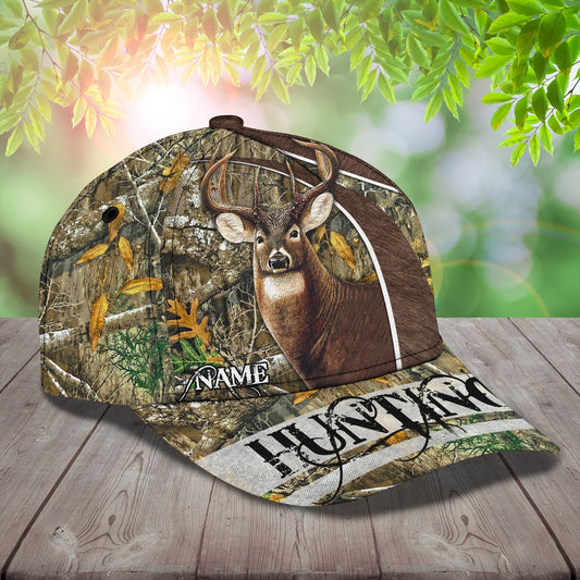 3D Classic Cap Deer Hunting Personalize Name Cap Nama244 Lasfour CA1372