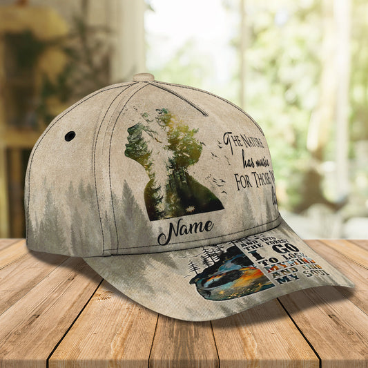 3D Classic Cap Hiking Personalized Name Cap Cap064 Lasfour CA1656