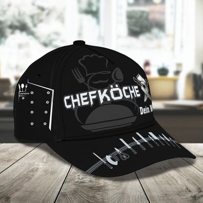 3D Classic Cap Personalized Name Cap 1 Chef Lasfour CA2030