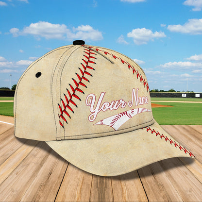 3D Classic Cap Baseball Personalized Name Cap Lasfour CA1854