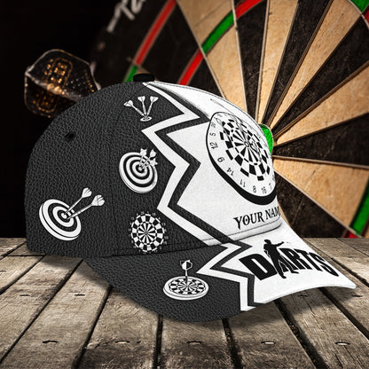 3D Classic Cap Darts 02 Personalized Name Cap Lasfour CA1298