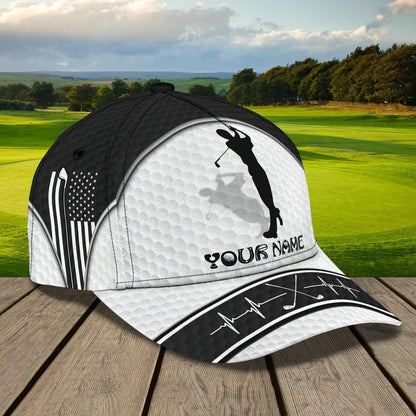 Personalized 3D Full Printing Cap Hat For Golf Men, American Golf Cap, Golf Hat Summer CO0370