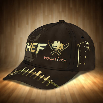 3D Classic Cap Personalized Cap Chef 3940 Lasfour CA2175