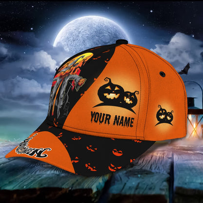 Halloween Hat Unisex Customizable Sayings Golf Hat 3d, Cap with Adjustable Hat for Mens Womens CO0999