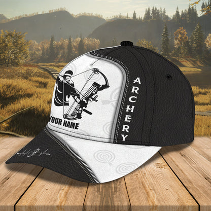 3D Classic Cap Archery 002 Personalized Name Cap Lasfour CA0989