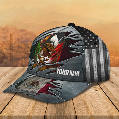 3D Classic Cap Chicken Fight Personalized Name Cap Lasfour CA0785