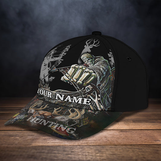 3D Classic Cap Bowhunting Personalized Name Cap Lasfour CA1578