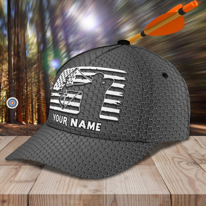 3D Classic Cap Archery F Personalized Name Cap 37 Lasfour CA2106