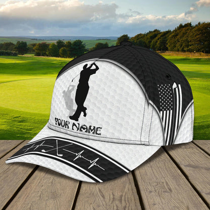 Personalized 3D Full Printing Cap Hat For Golf Men, American Golf Cap, Golf Hat Summer CO0370