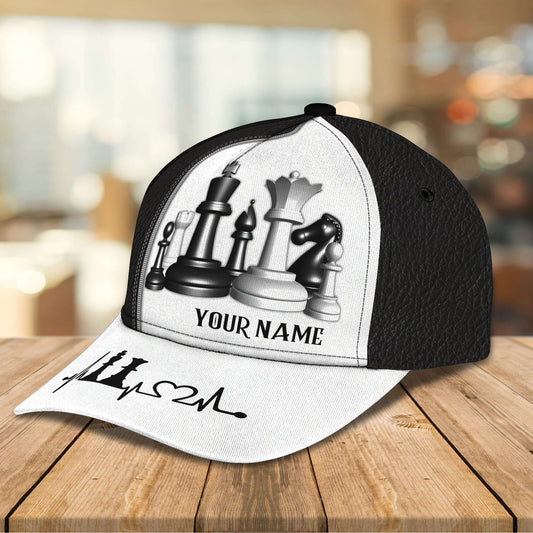 3D Classic Cap Chess Personalized Name Cap Nama145 Lasfour CA2090