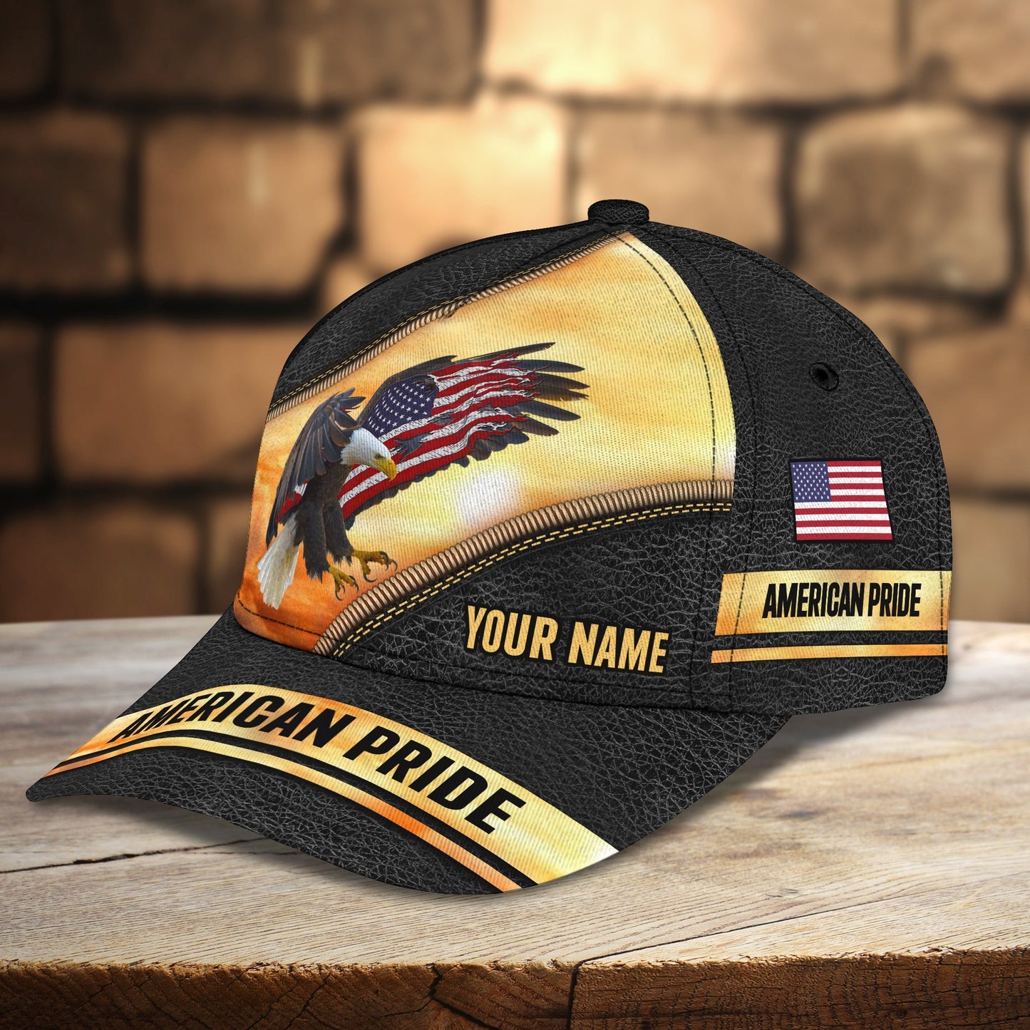 3D Classic Cap American Pride Cap 02 Lasfour CA2298