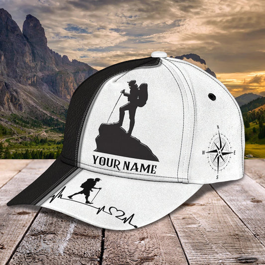 3D Classic Cap Hiking Personalized Name Cap Lasfour CA2020