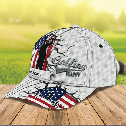 Customized 3D All Over Print Classic Cap Hat For Golfer, Golf Cap For Men And Women CO0368