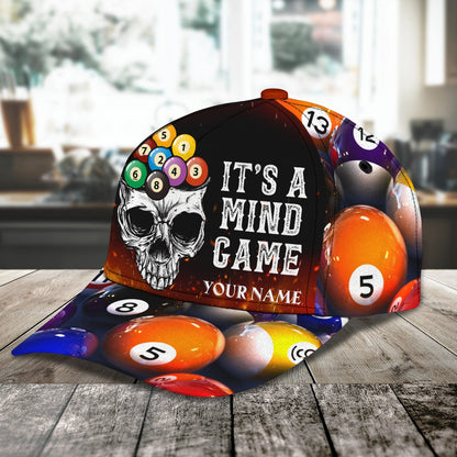 3D Classic Cap Billiard Personalized Name Cap namah44 Lasfour CA1299