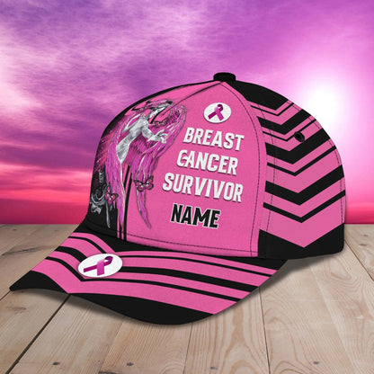 Personalized Cap Hat For Breast Cancer Survivor, Breast Cancer Awareness Cap CO1010