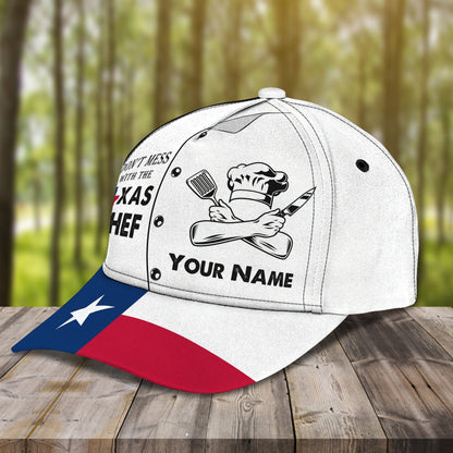 3D Classic Cap Namaclassic Cap Texas Chef Lasfour CA0931