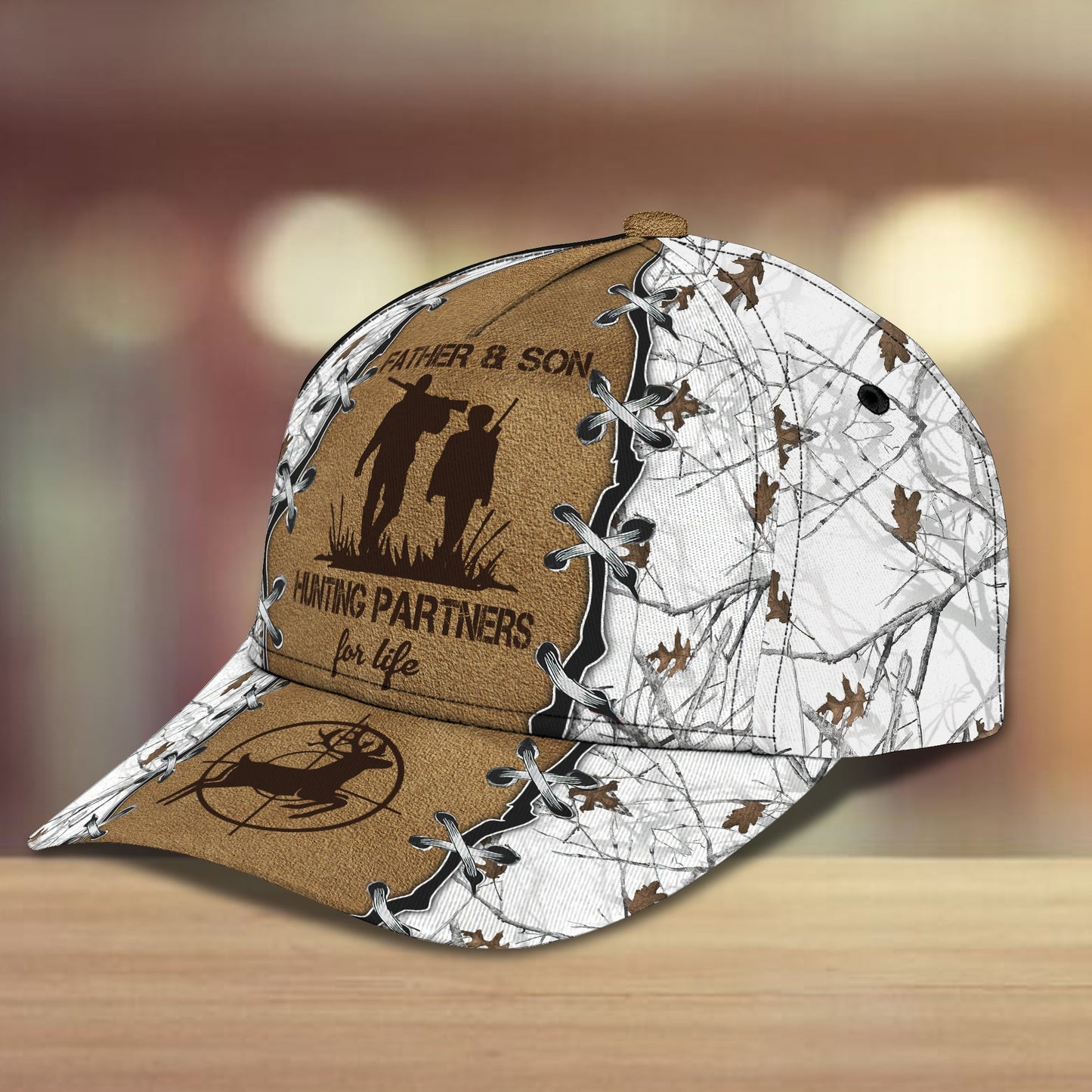 3D Classic Cap Deer Hunting 6 Personalized Name Cap Lasfour CA2137