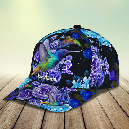 3D Classic Cap Hummingbird 1 Personalized Name Cap Namacap081 Lasfour CA1406