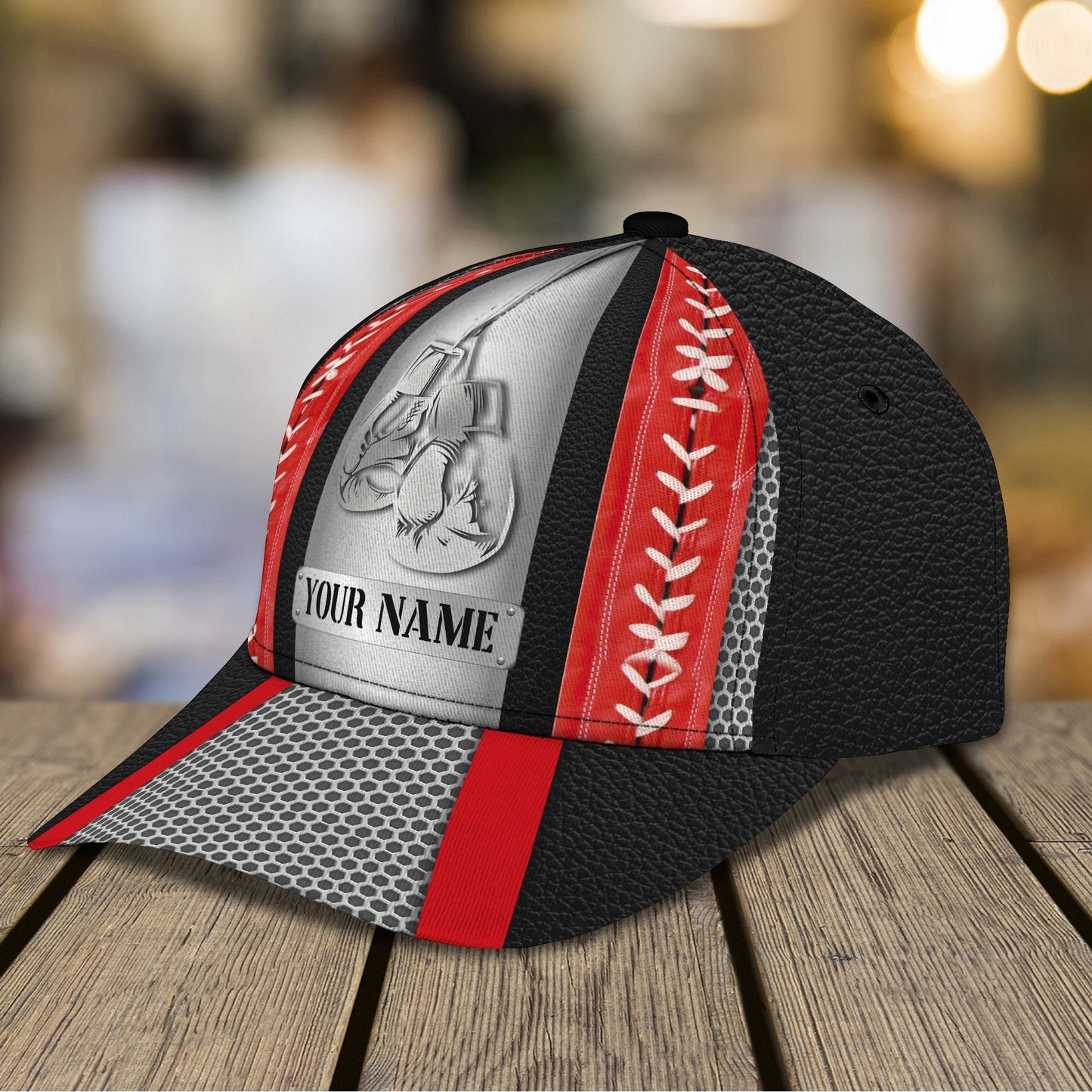 3D Classic Cap Boxing Personalized Name Cap 19 Lasfour CA0752