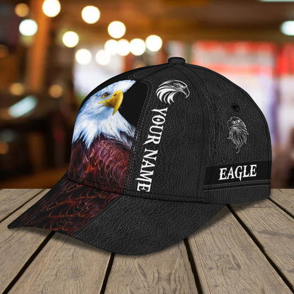 3D Classic Cap America Egagle Personalized Name Cap 01Lasfour CA1460