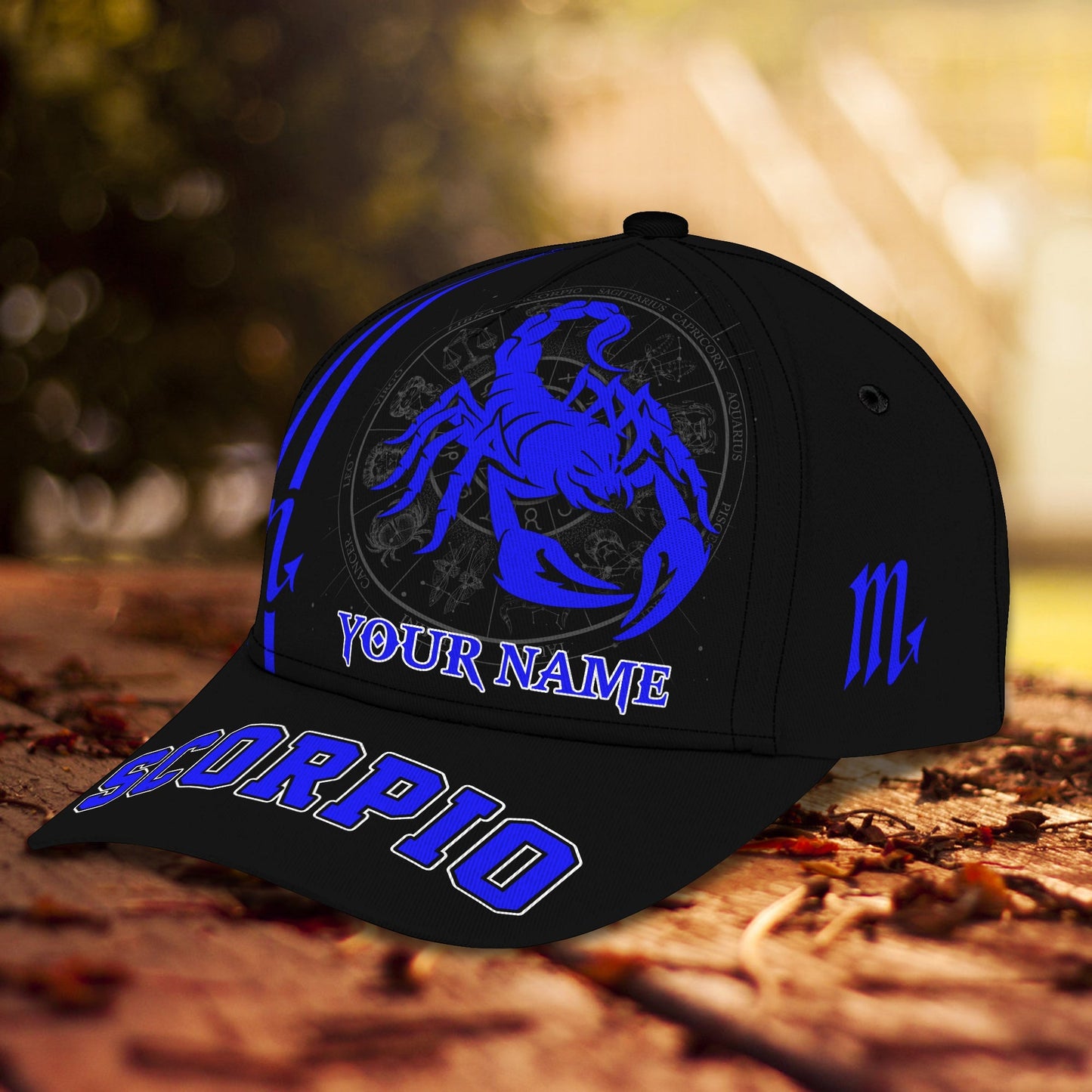 3D Classic Cap Scorpio Personalized Name Cap 111 Lasfour CA2139