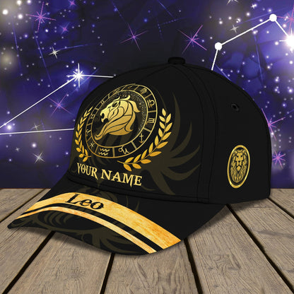 3D Classic Cap Leo 001 Personalized Name Cap Lasfour CA1898