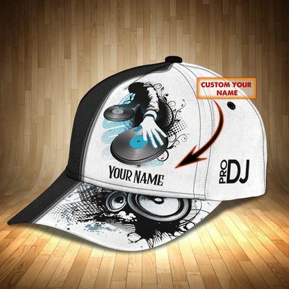 3D Classic Cap Dj Tl Personalized Name Cap Lasfour CA2235