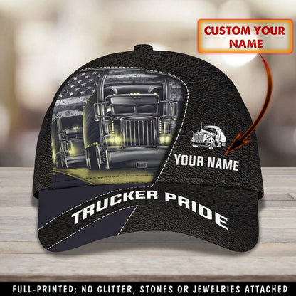 3D Classic Cap Trucker Pride Personalized Name Cap Lasfour CA1683