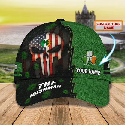 3D Classic Cap The Irishman 02 Personalized Name Cap Lasfour CA1846