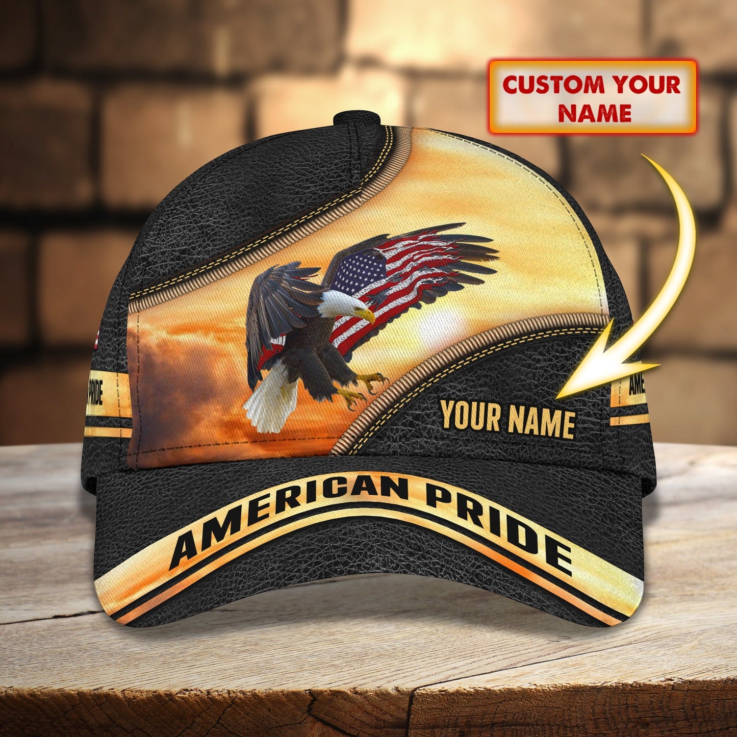 3D Classic Cap American Pride Cap 02 Lasfour CA2298