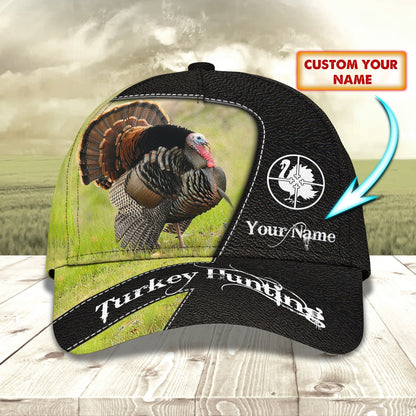 3D Classic Cap Turkey Hunting Personalized Name Cap01 Lasfour CA1700